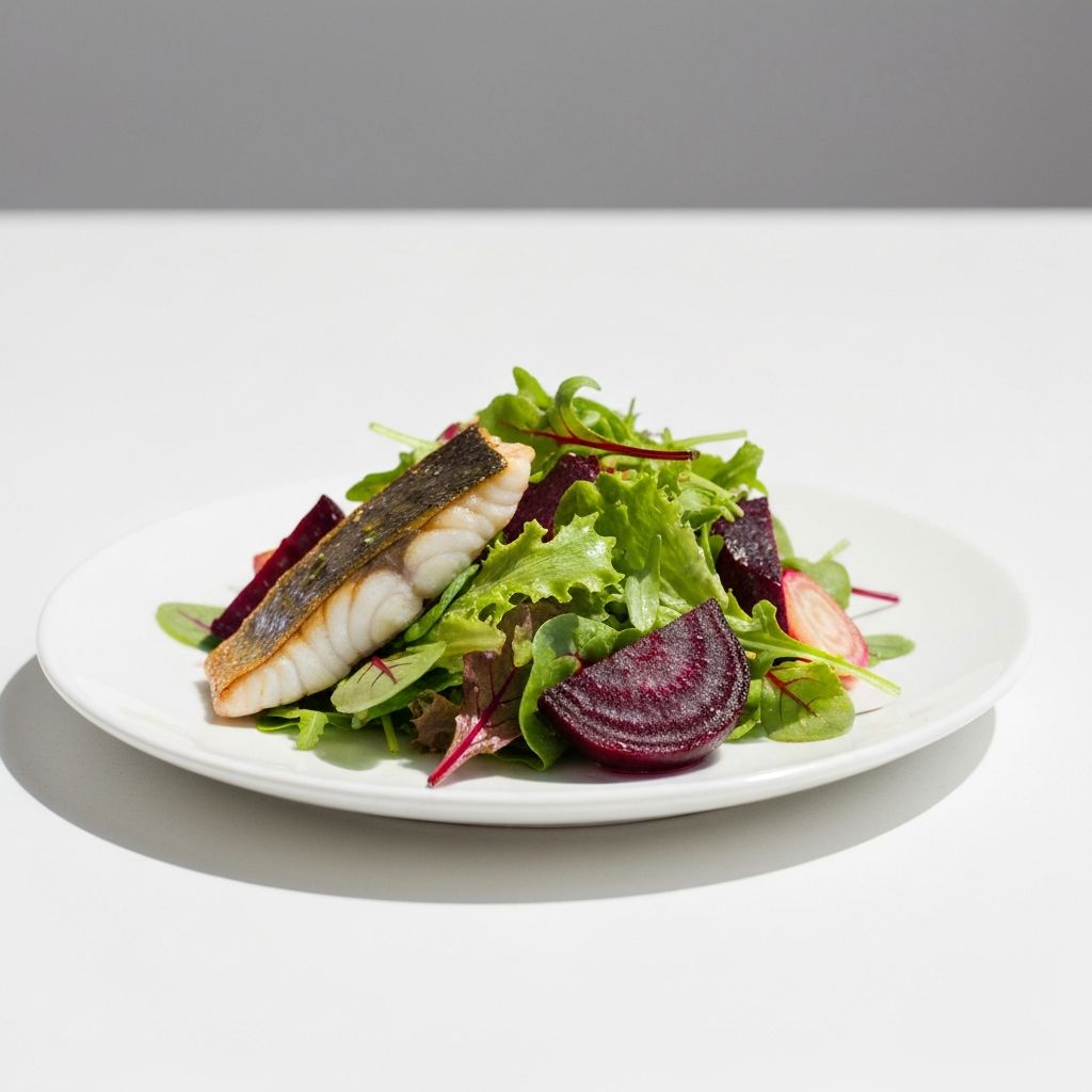 Leicht Plan 1200 kcal - Frisches Salatgericht