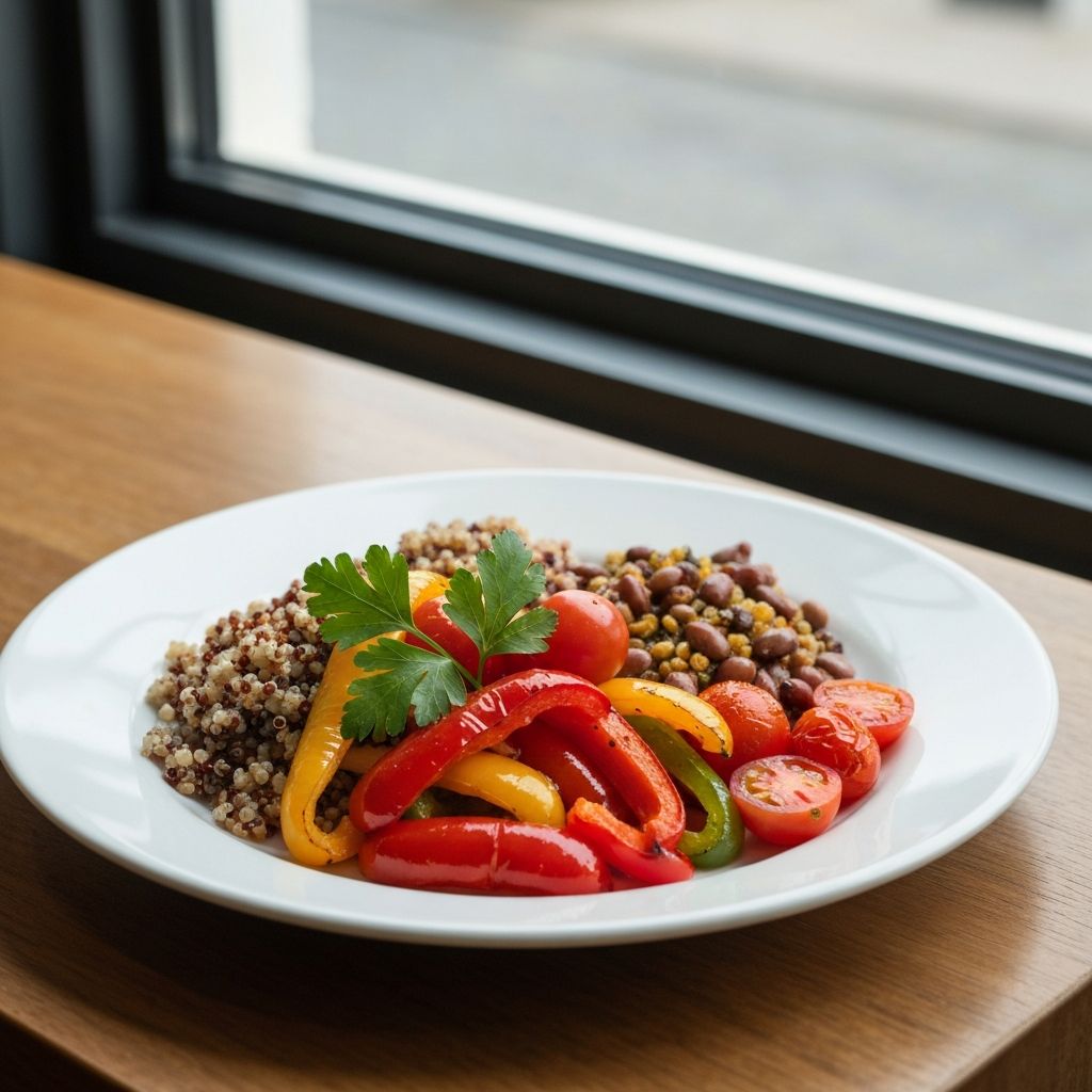 Vegetarisch Plan 1500 kcal - Gemüse und Getreide